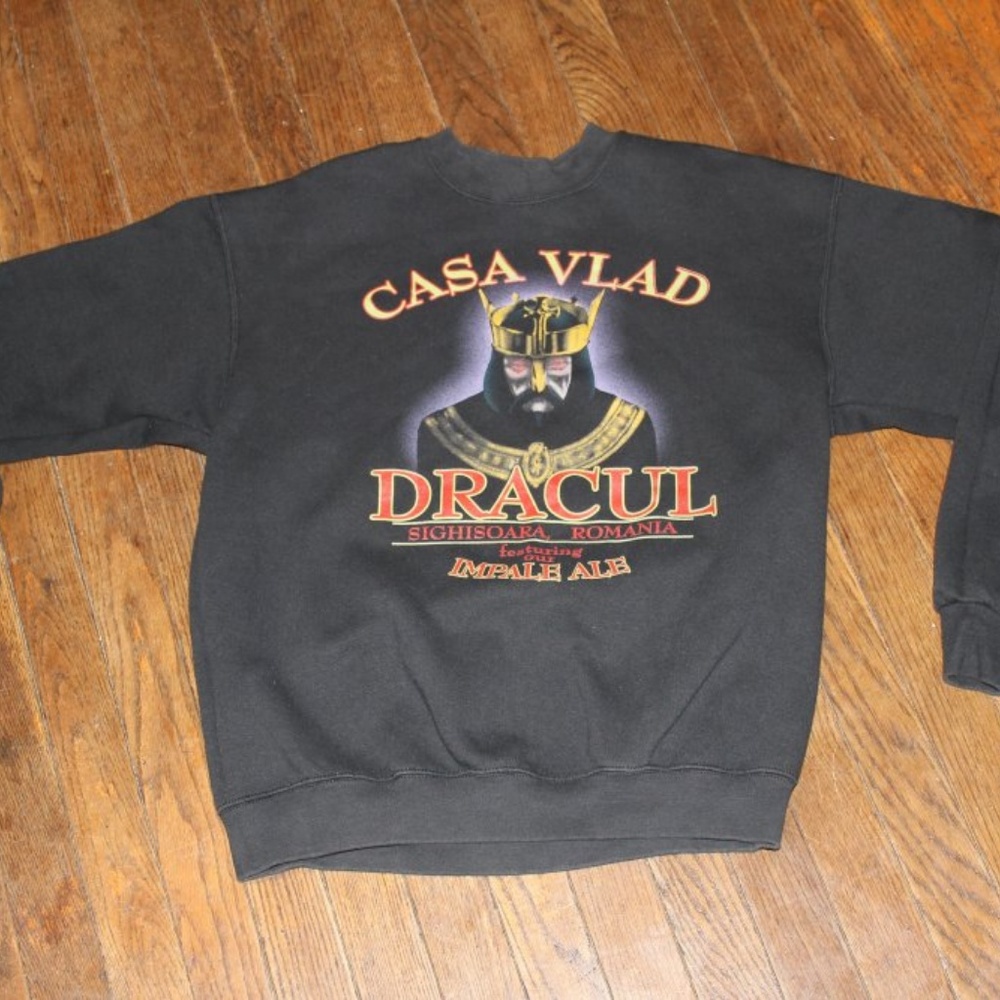 Casa Vlad Dracul Impale Ale Sweatshirt Beer Vampire